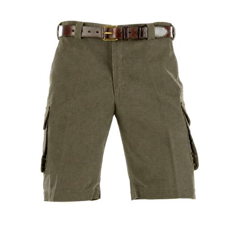 Paul & Kloosterhuis - Safari-Shorts Heritage Cut - Hard Wearing Canvas - Oliv 