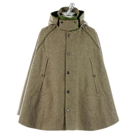 Loden-Cape - Kapuze / Durchgriff - Paul & Kloosterhuis XL/2XL