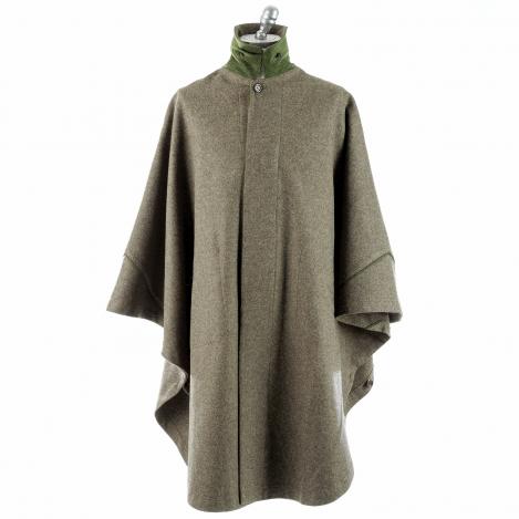 Loden-Wetterfleck - Grau/Grün - Paul & Kloosterhuis 2XL