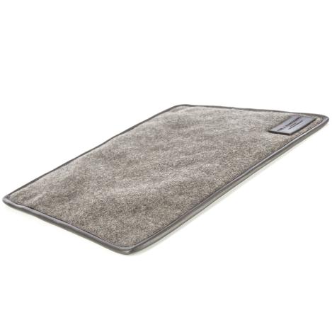 Paul & Kloosterhuis - Loden-Sitzkissen - Loden/Leder - Militär-Loden - Small 