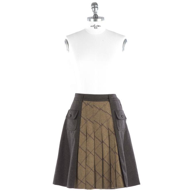 Paul & Kloosterhuis - Merino Loden Rock - Brown / Glenckeck 