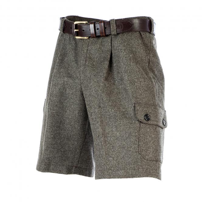 Lodenhose kurz - Lodenshorts - Classic - Bundfalte - Seitentaschen - Paul & Kloosterhuis 