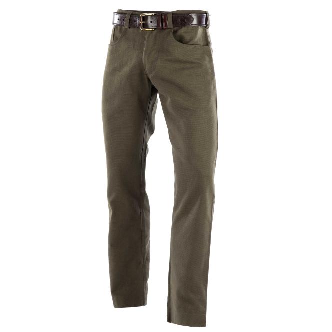 Paul & Kloosterhuis - 5-Pocket-Jeans - Hard Wearing Canvas - Dark Olive 
