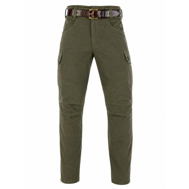 Paul & Kloosterhuis - Safari Stiefelhose - Seitentaschen - Hard Wearing Canvas - Oliv 