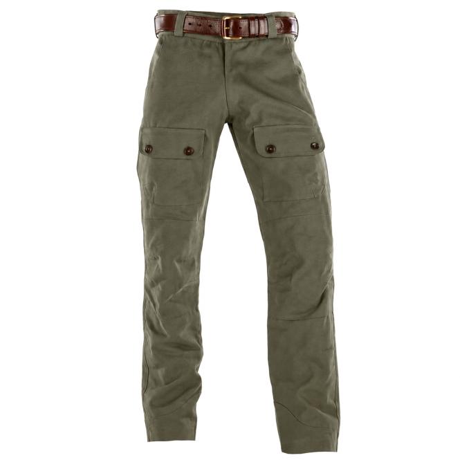 Paul & Kloosterhuis - Safarihose - Fronttaschen / Belüftung - Hard Wearing Canvas - Oliv 