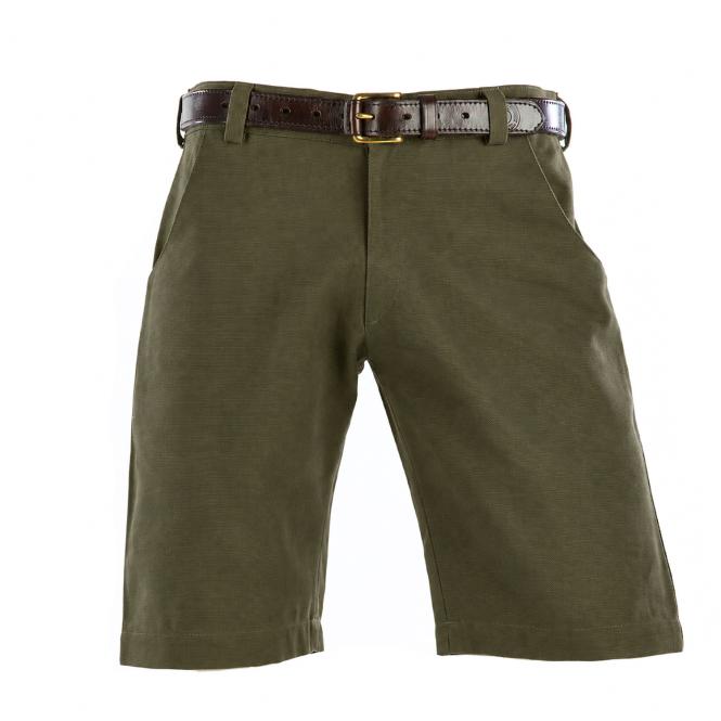 Paul & Kloosterhuis - Classic Shorts - Hard Wearing Canvas - Oliv 