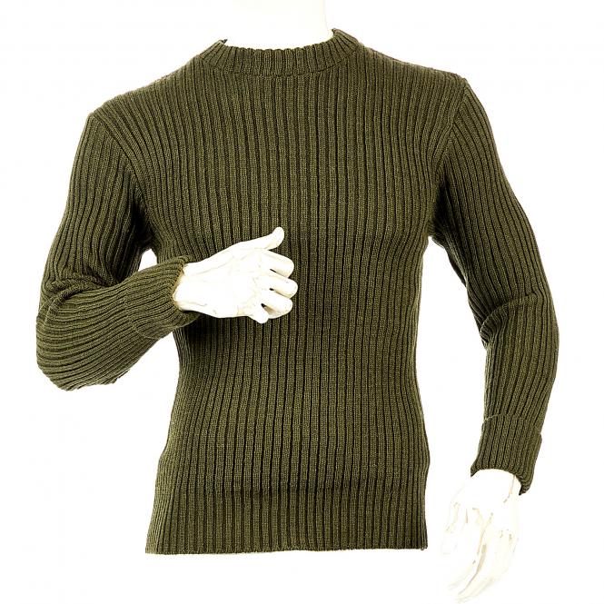 Niffi Welbeck Schurwoll Pullover Oliv JagdFIEBER
