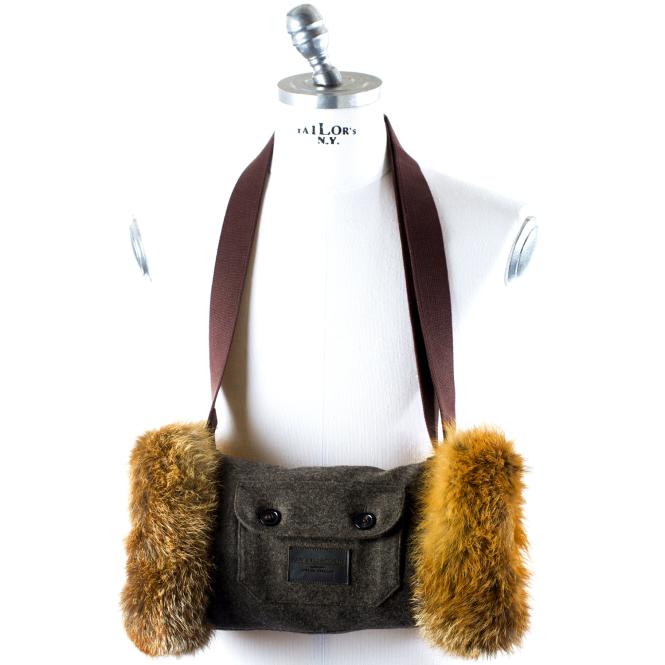 Paul & Kloosterhuis - Loden-Muff  - Fuchs - Militär-Loden 