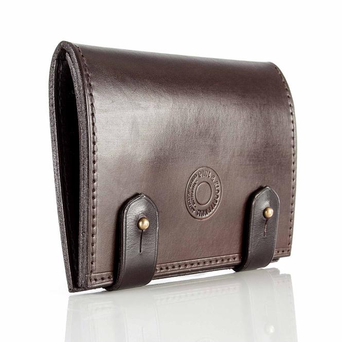 Paul & Kloosterhuis - Leder Jagdschein Etui - klappbar 