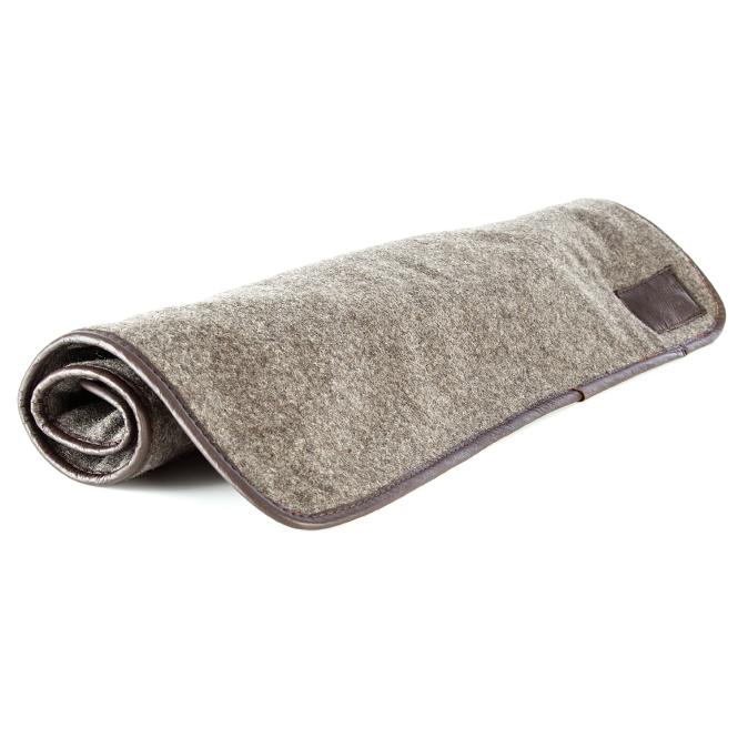 Loden-Sitzkissen - Loden/Leder - Paul & Kloosterhuis 