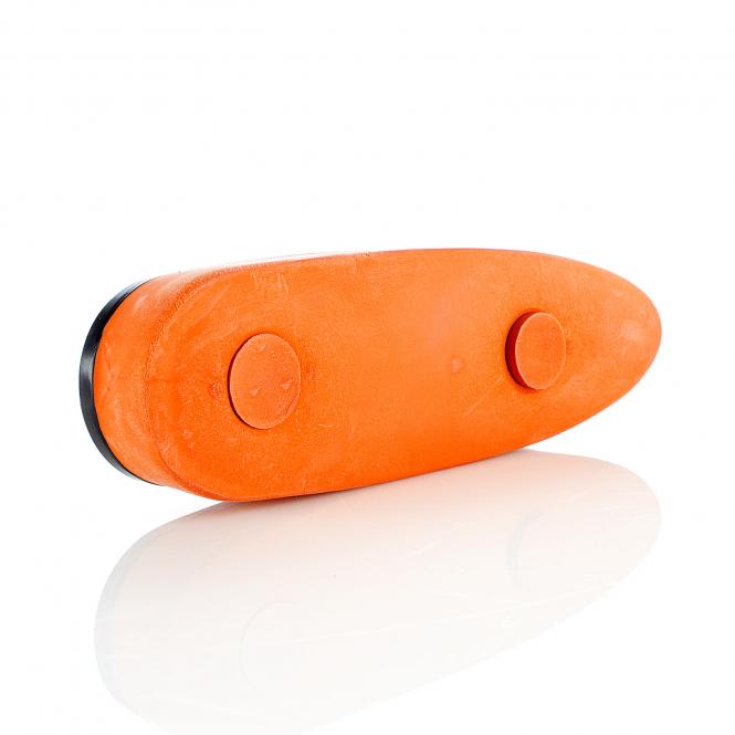 S.W. Silver - Recoil-Pad - Best London Orange - No. 3 / Safari - Schaftkappe 