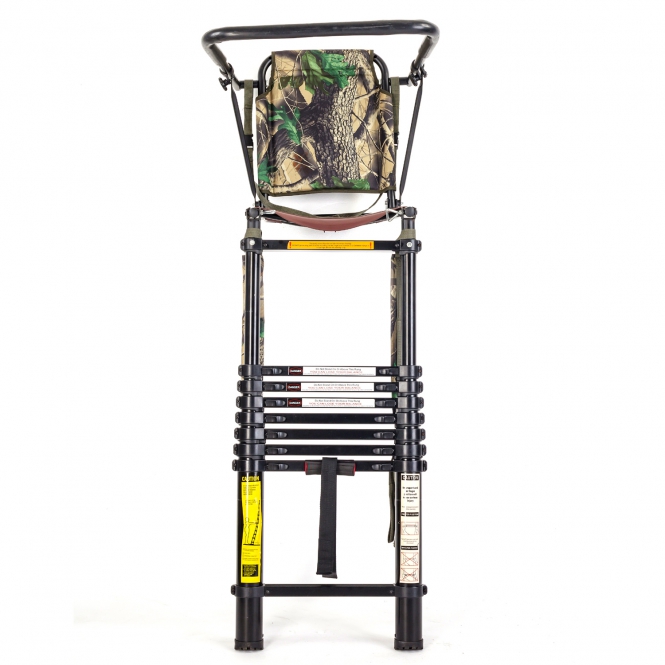 HAWK Klettersattel Aus Aluminium - 4-teiliges Set Für Jagd & Outdoor, Tragbar & Sicher