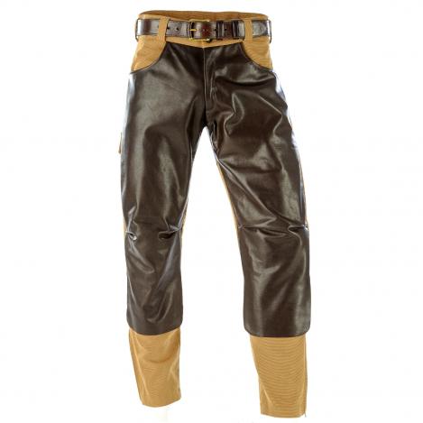 Safari - Stiefelhose - Lederbesatz - Hard Wearing Canvas - Paul & Kloosterhuis 