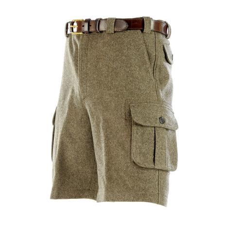 Paul & Kloosterhuis - Lodenhose kurz - Lodenshorts - Classic Cut - Militär-Loden 