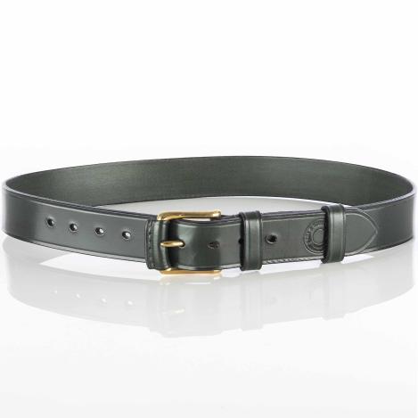 Paul & Kloosterhuis - Big-Game - Premium Custom - Dark Green - Leder-Jagd-Gürtel - UK Sedgewick Bridle Butt - 40mm 