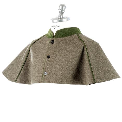Paul & Kloosterhuis - Loden-Pelerine - Grau/Grün 
