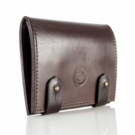 Paul & Kloosterhuis - Leder Jagdschein Etui - klappbar 