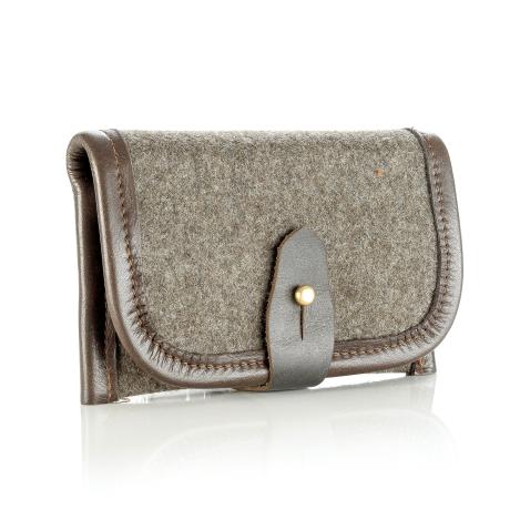 Paul & Kloosterhuis - Loden Patronenetui - Repetierbüchse - 8 x Kugel - Militär-Loden 