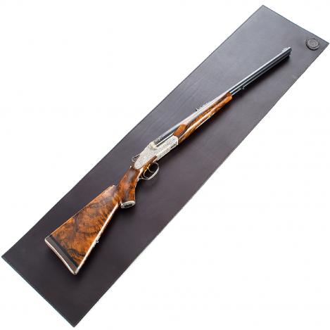 Paul & Kloosterhuis - Gun Cleaning Mat - Leather / Felt - Dark Brown 