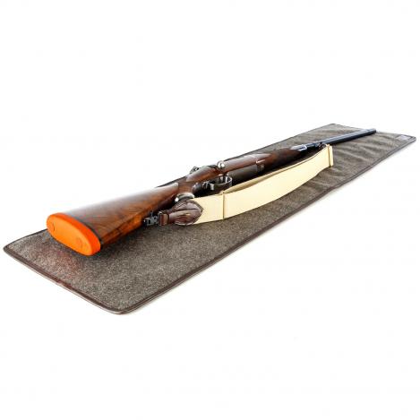 Paul & Kloosterhuis - Loden-Waffen-Unterlage - Gun Cleaning Mat - Loden/Leder 