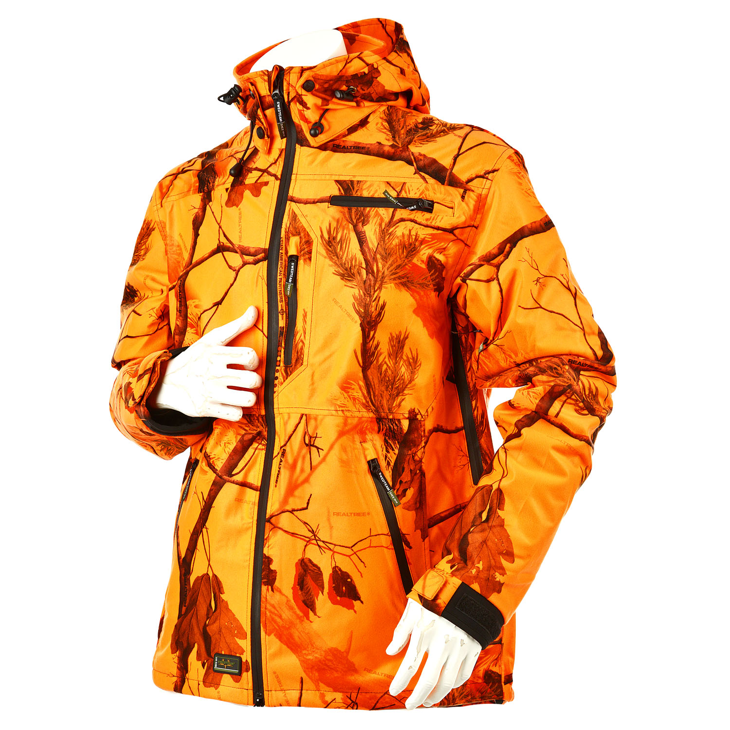 Mundur Jagd Jacke Orange Jagdjacke Herren Reversible Jacket